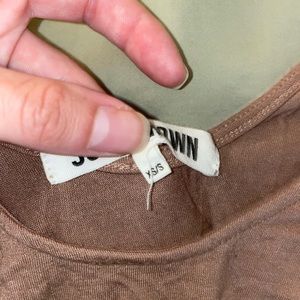 Joah Brown long sleeve cropped top